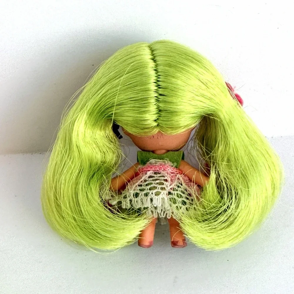 Vintage Mattel Liddle Kiddles‎ Kologne Doll APPLE BLOSSOM & BOTTLE *Missing Top*